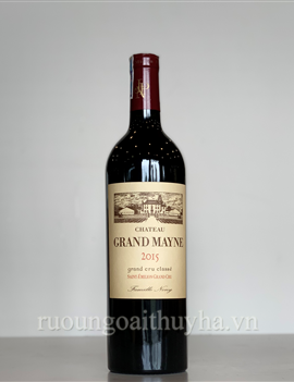 Chateau Gand Mayne 2015 grand cru classé