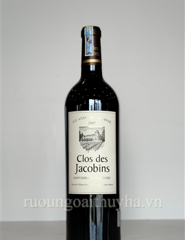 Clos De Jacobins 2007 grand cru classé